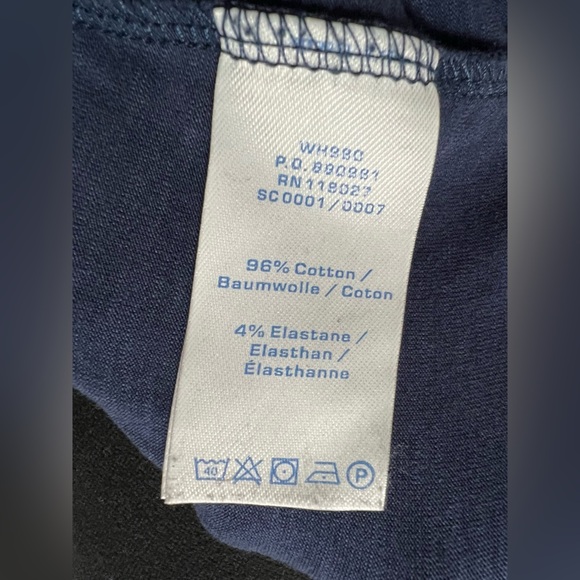 Boden Navy Cotton Blend Dress Size 6 6R - Picture 5 of 6